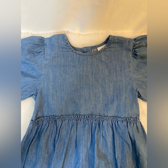 Wonder nation girls blue denim dress size 4-5 - Picture 4 of 11